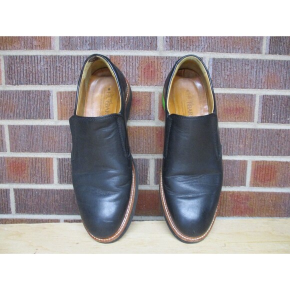 Samuel Hubbard Loafers Mens 8 M Black Leather Frequent Traveler Slip On Casual - Picture 4 of 16